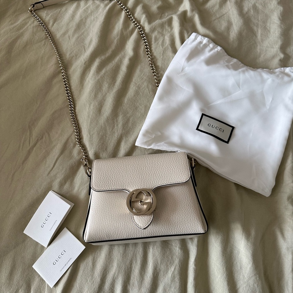 Gucci Dollar Calf Leather Bag
